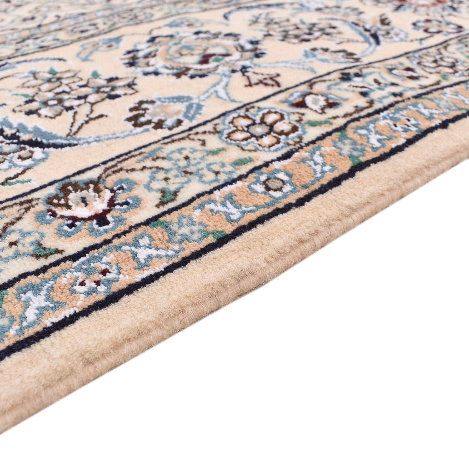 Alfombra Persa - Nain - Real - 305 x 200 cm - blanco