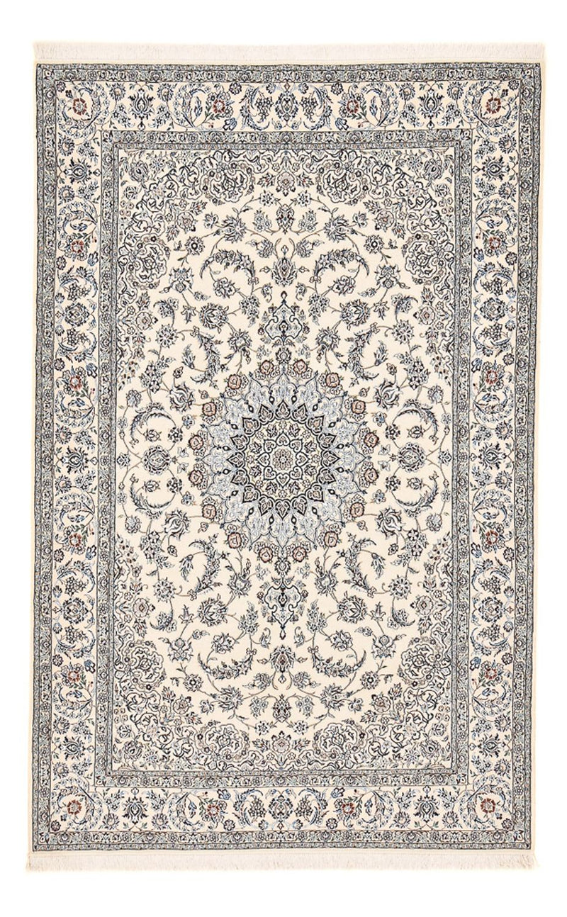 Alfombra Persa - Nain - Real - 315 x 204 cm - blanco