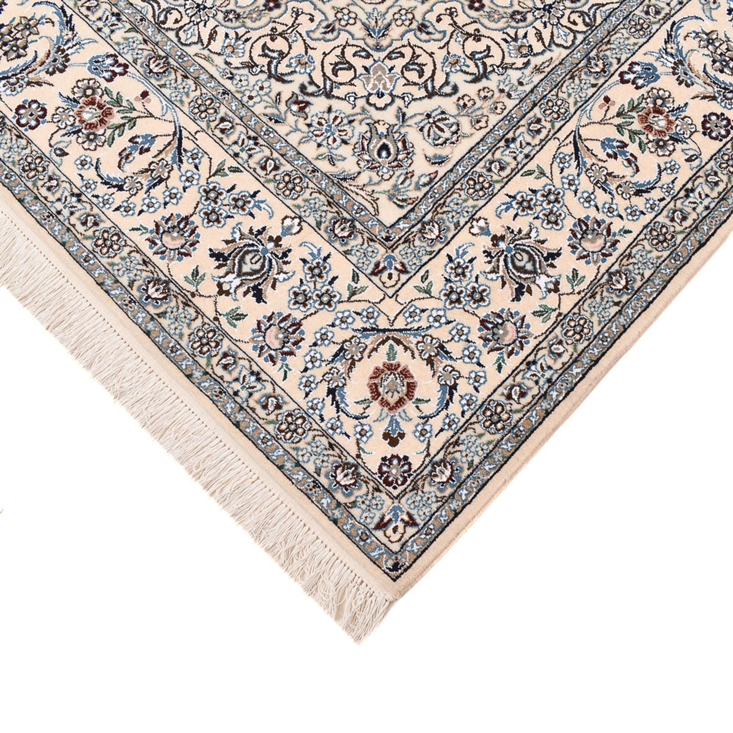 Alfombra Persa - Nain - Real - 315 x 204 cm - blanco