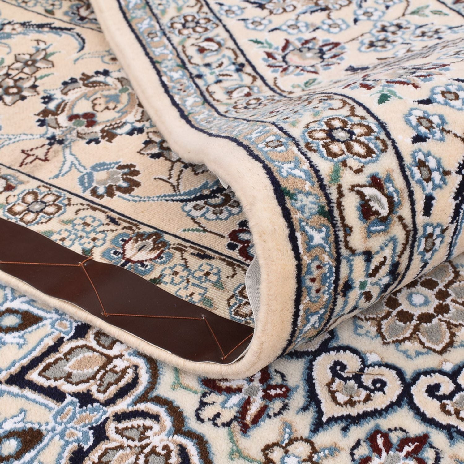 Alfombra Persa - Nain - Real - 315 x 204 cm - blanco