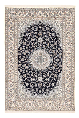 Alfombra Persa - Nain - Prima - 306 x 210 cm - azul oscuro