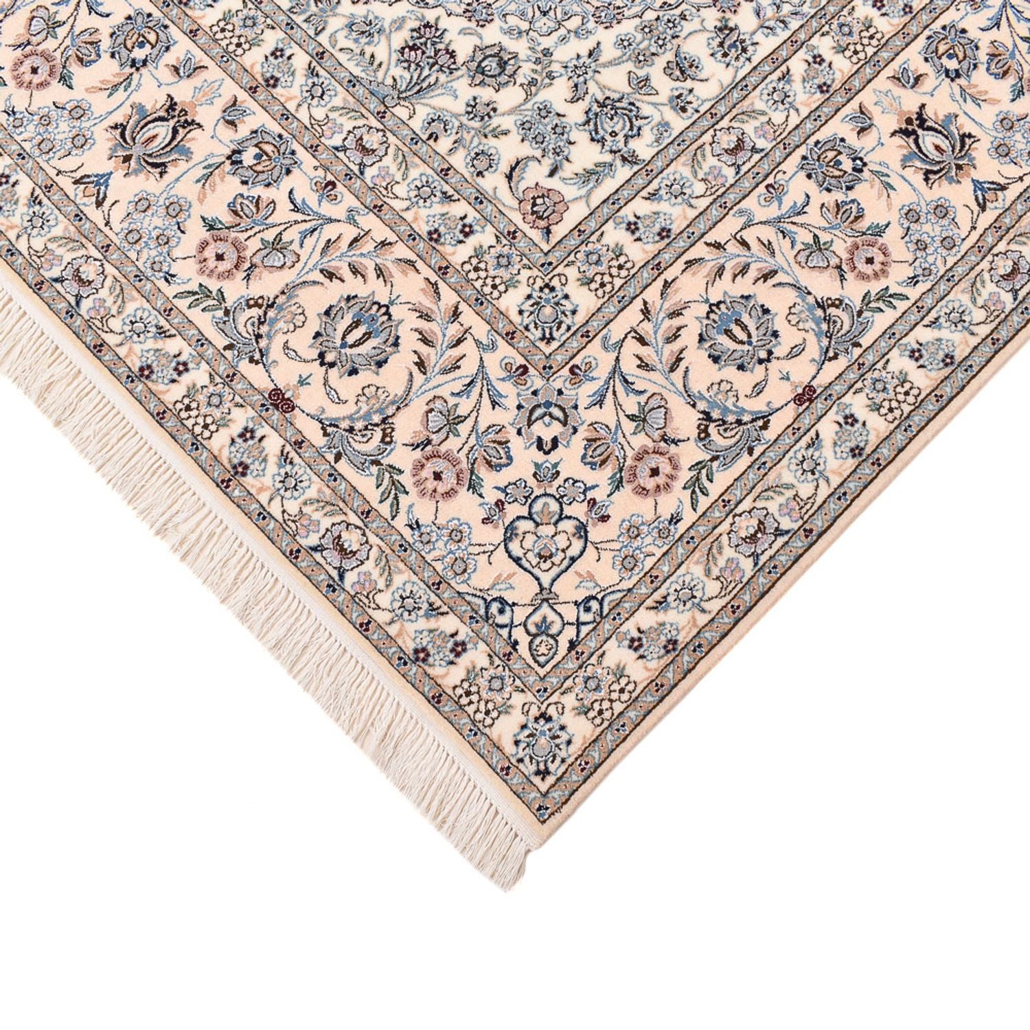 Alfombra Persa - Nain - Prima - 306 x 210 cm - azul oscuro