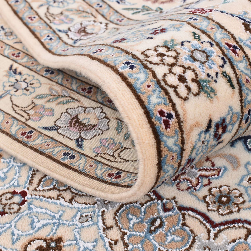 Alfombra Persa - Nain - Prima - 306 x 210 cm - azul oscuro