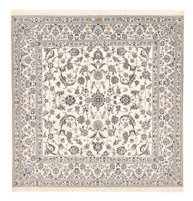 Alfombra Persa - Nain - Prima cuadrado  - 212 x 212 cm - blanco