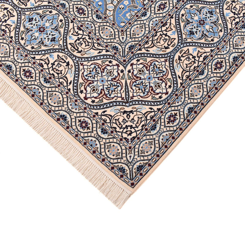 Alfombra Persa - Nain - Prima - 314 x 253 cm - azul claro