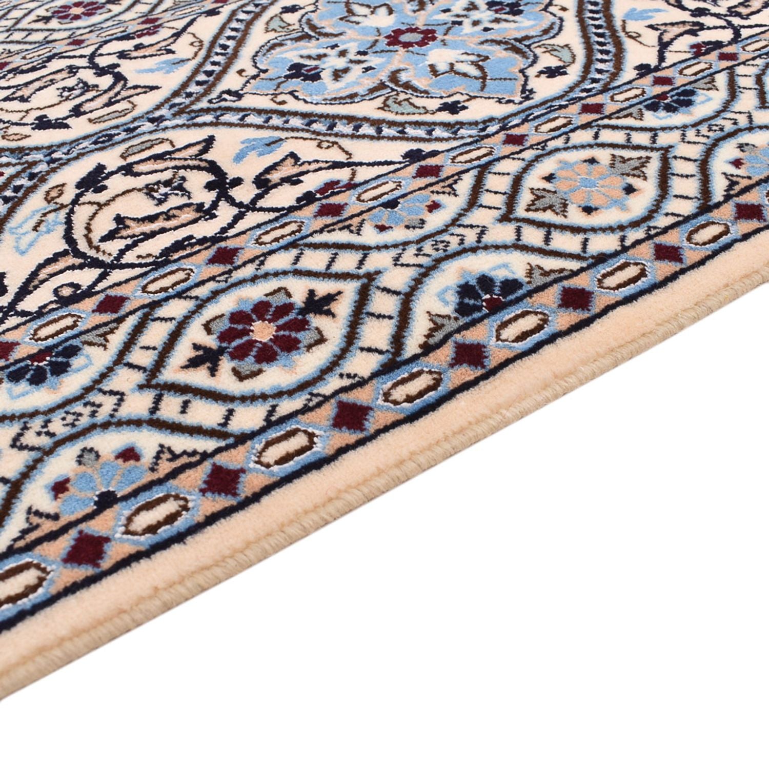 Alfombra Persa - Nain - Prima - 314 x 253 cm - azul claro