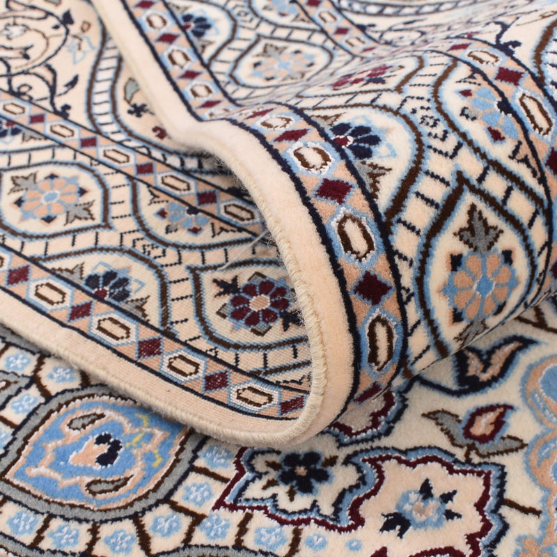 Alfombra Persa - Nain - Prima - 314 x 253 cm - azul claro