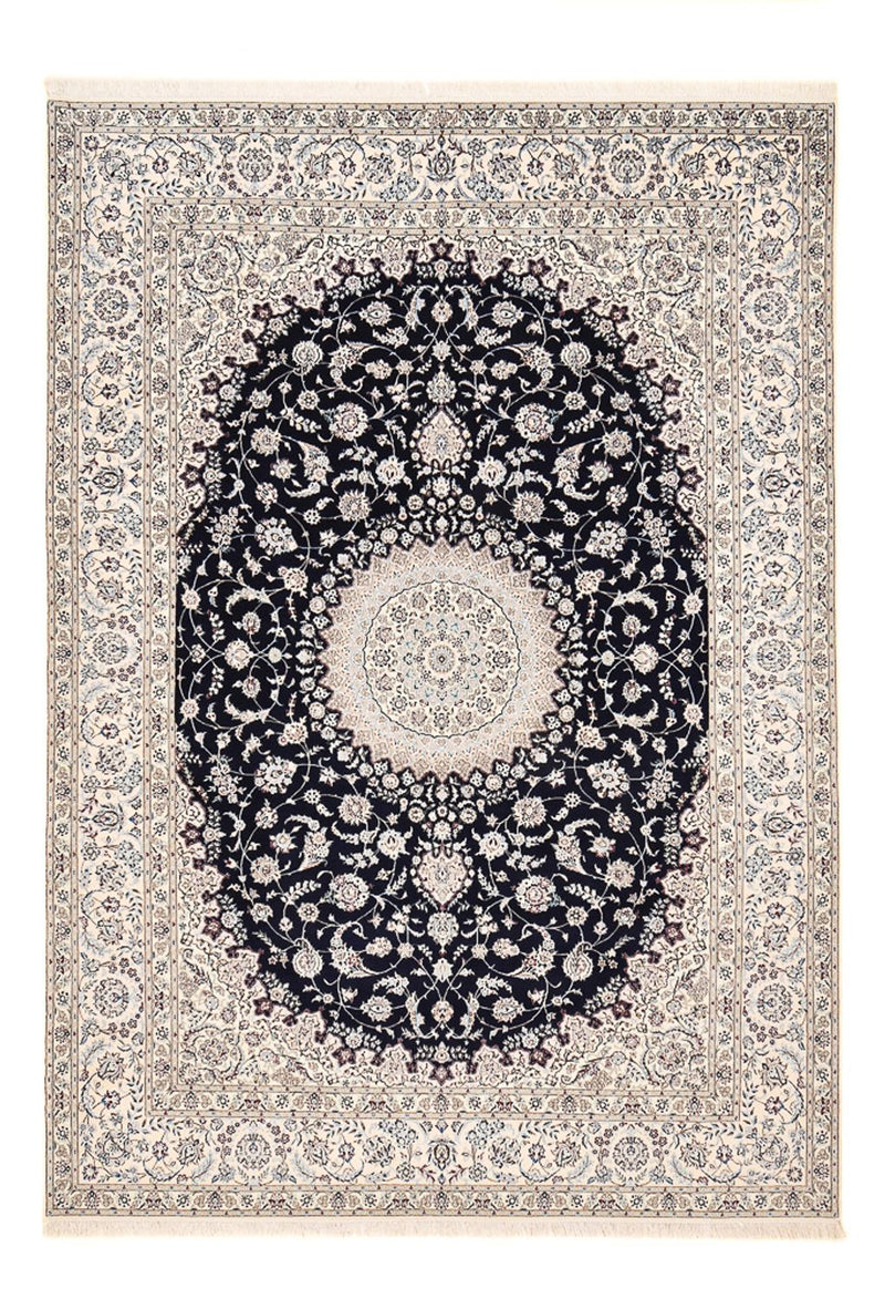 Alfombra Persa - Nain - Prima - 362 x 255 cm - azul oscuro