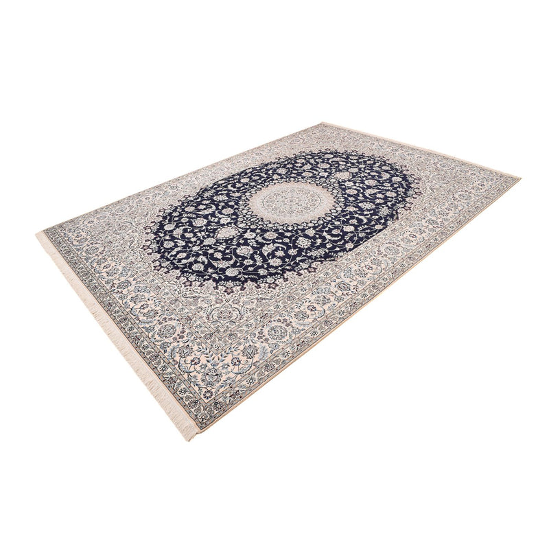 Alfombra Persa - Nain - Prima - 362 x 255 cm - azul oscuro