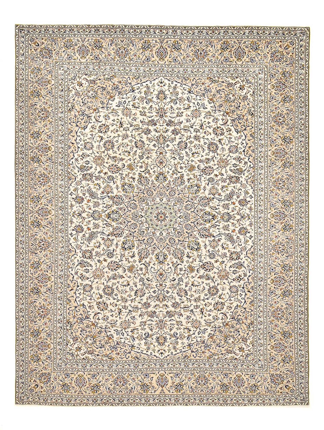 Alfombra persa - Keshan - 397 x 295 cm - arena