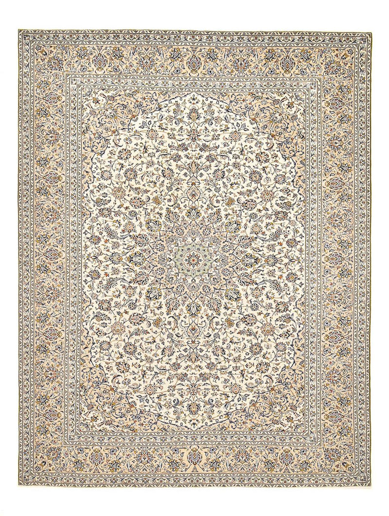 Alfombra persa - Keshan - 397 x 295 cm - arena