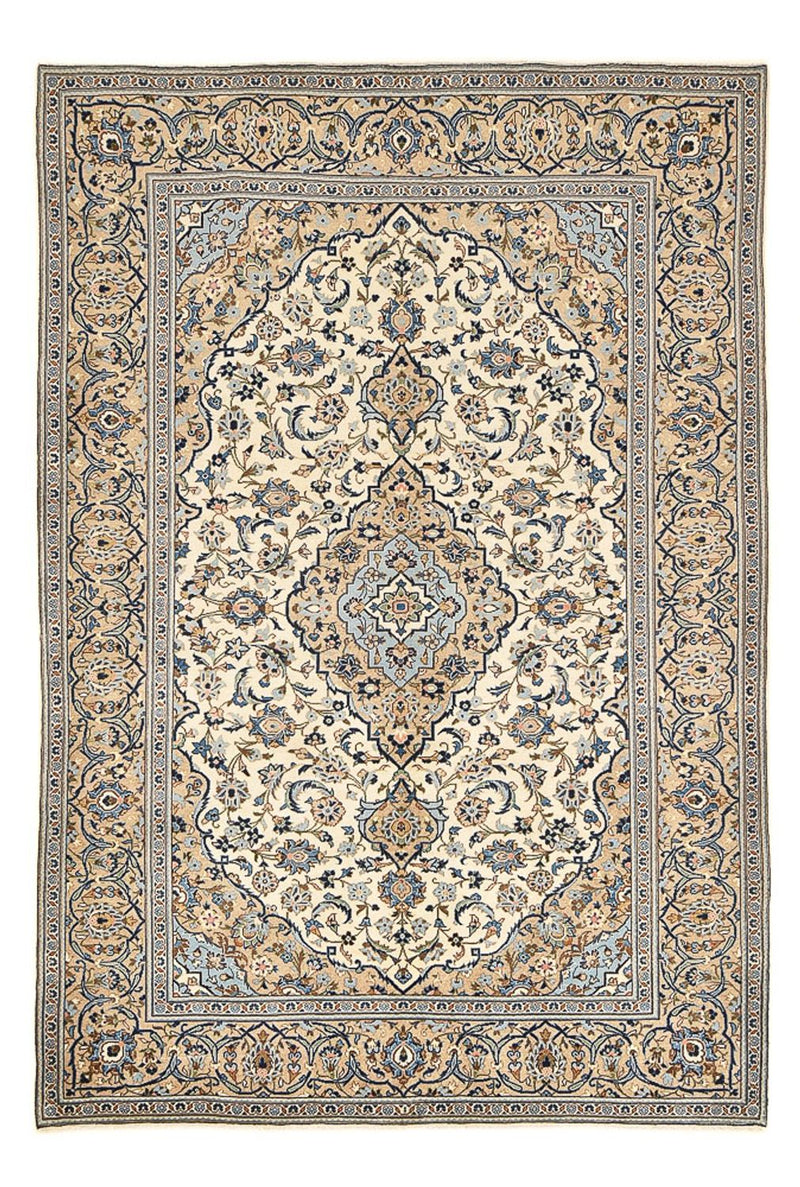 Alfombra persa - Keshan - 295 x 200 cm - arena