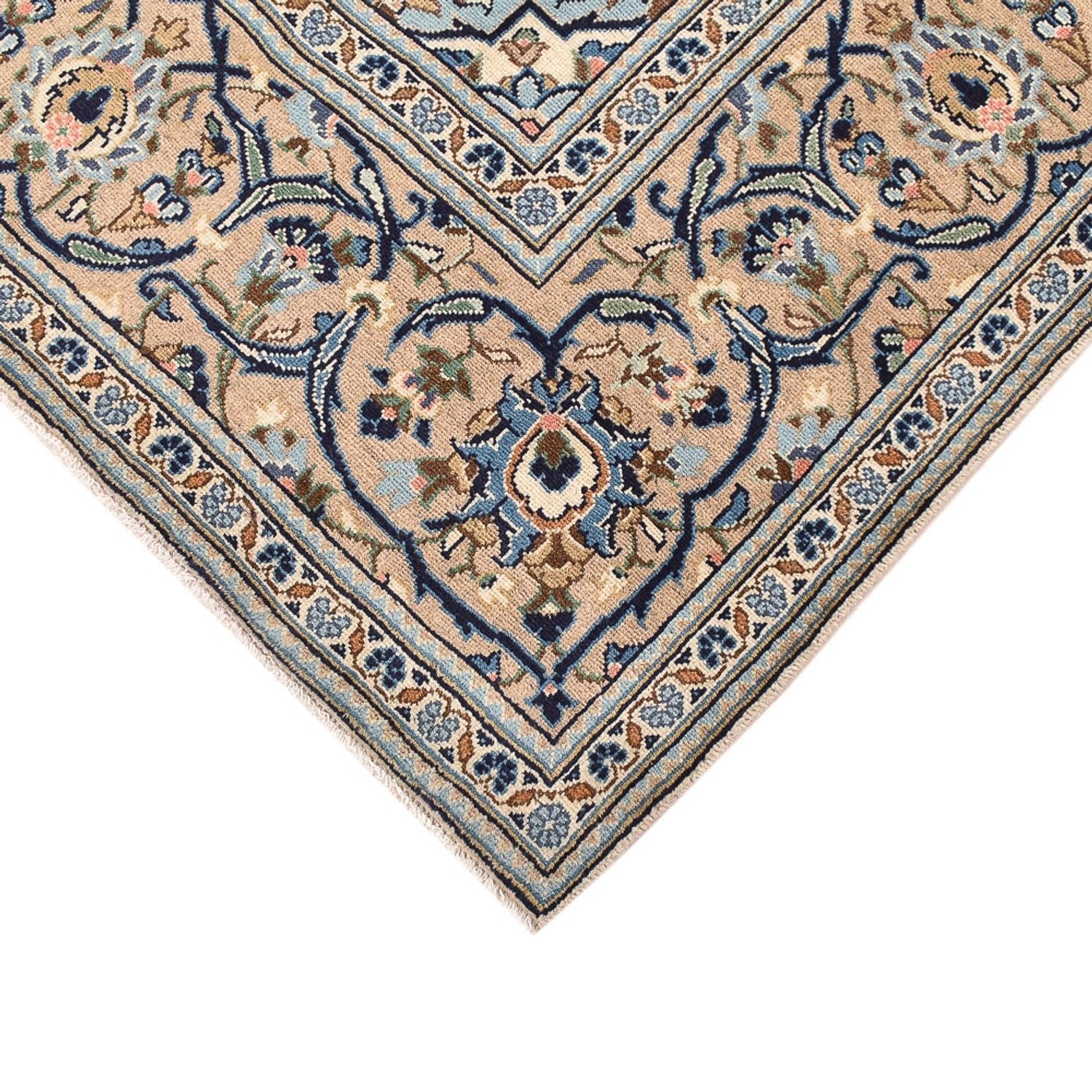 Alfombra persa - Keshan - 295 x 200 cm - arena