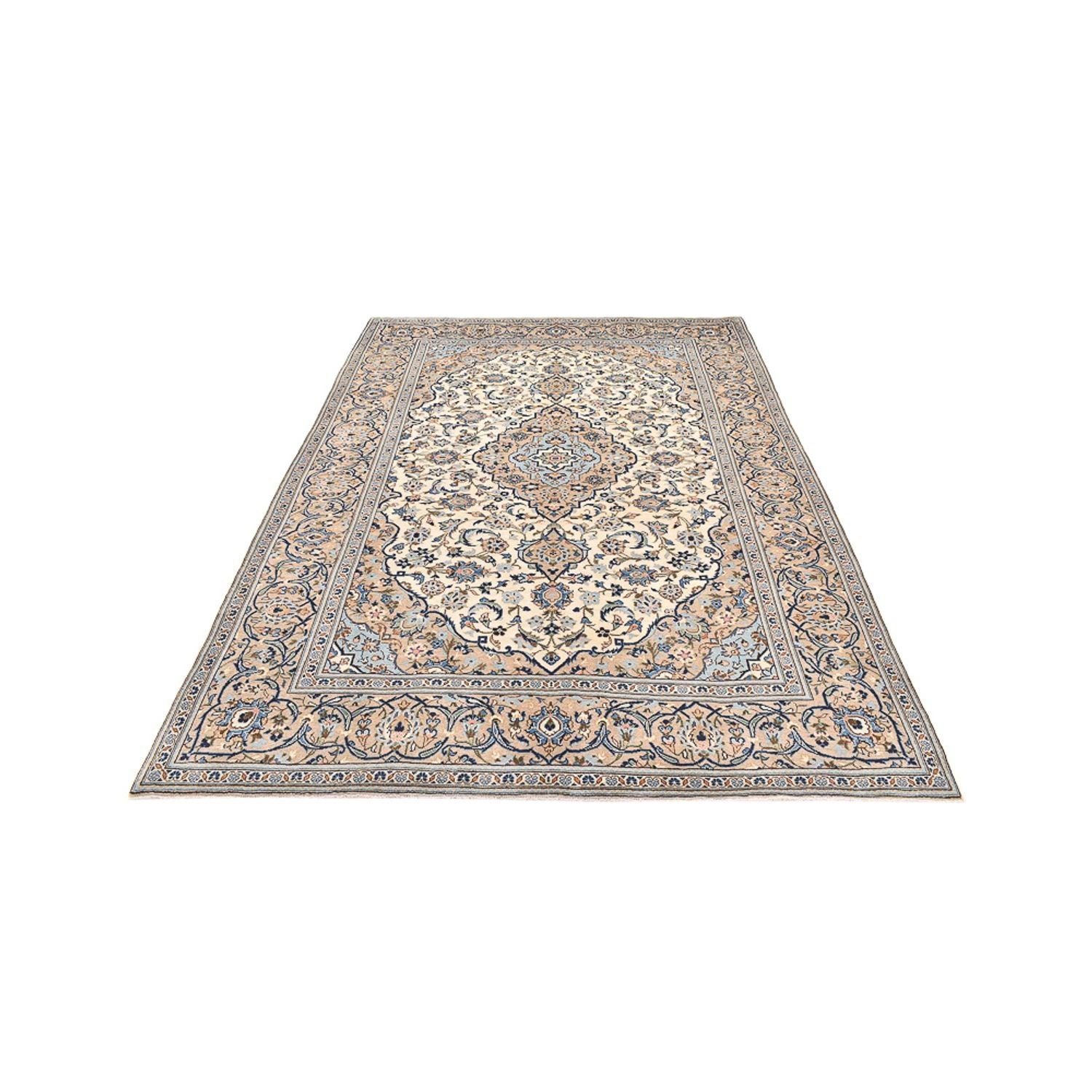 Alfombra persa - Keshan - 295 x 200 cm - arena