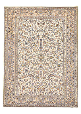 Alfombra persa - Keshan - 382 x 275 cm - beige claro