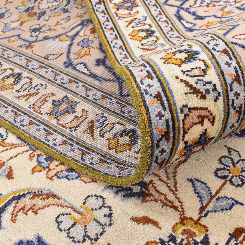 Alfombra persa - Keshan - 382 x 275 cm - beige claro