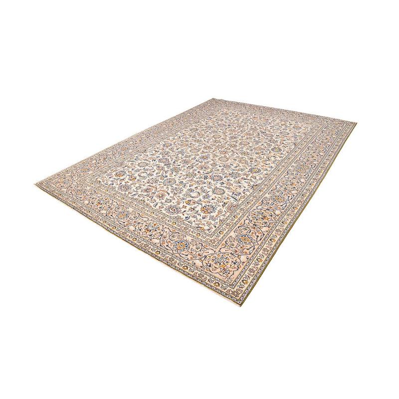 Alfombra persa - Keshan - 382 x 275 cm - beige claro