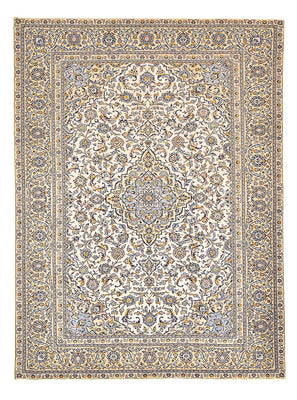 Alfombra persa - Keshan - 355 x 256 cm - beige claro
