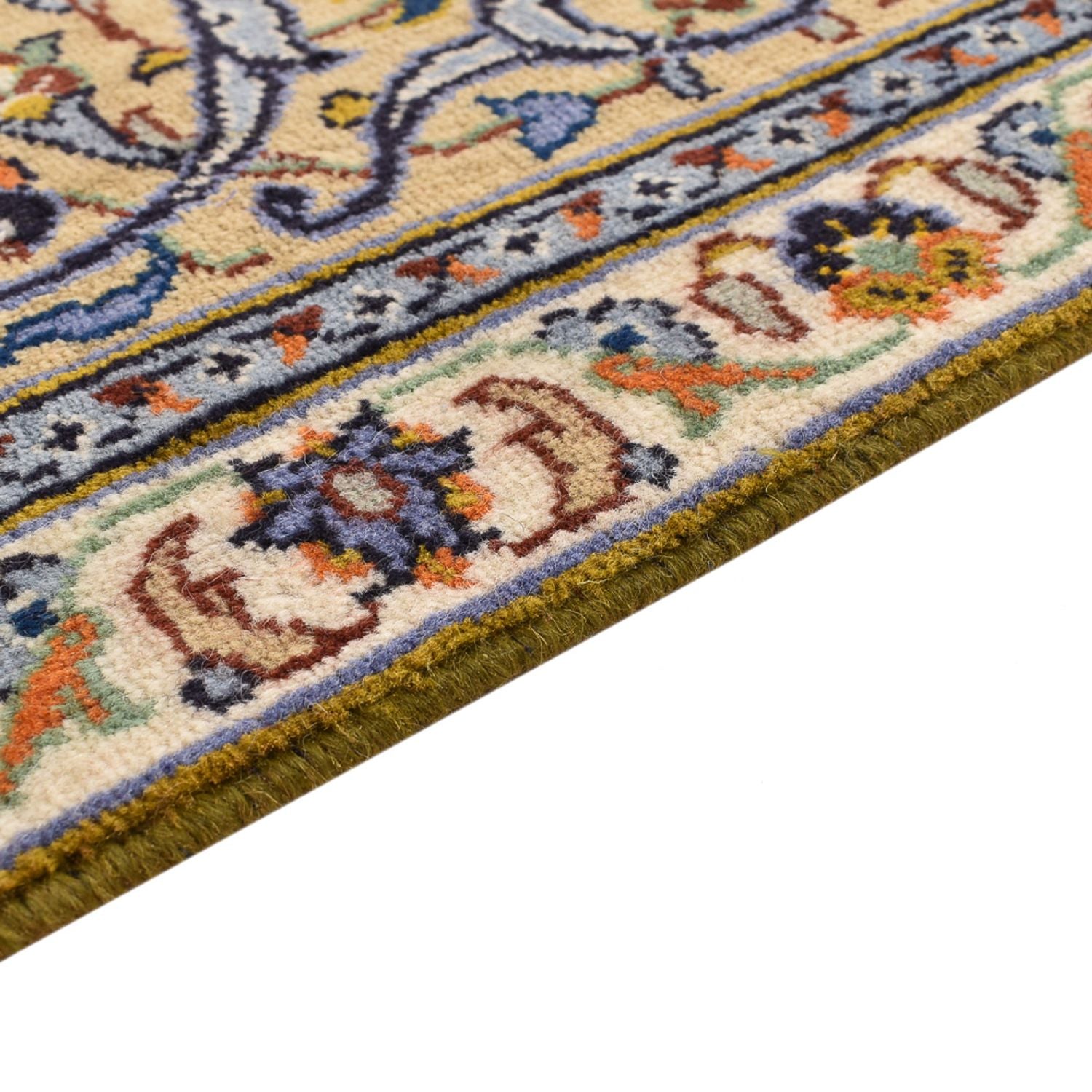 Alfombra persa - Keshan - 355 x 256 cm - beige claro