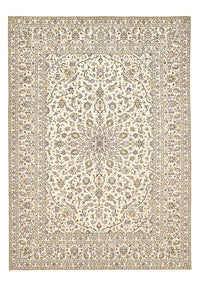 Alfombra persa - Keshan - 355 x 245 cm - beige claro
