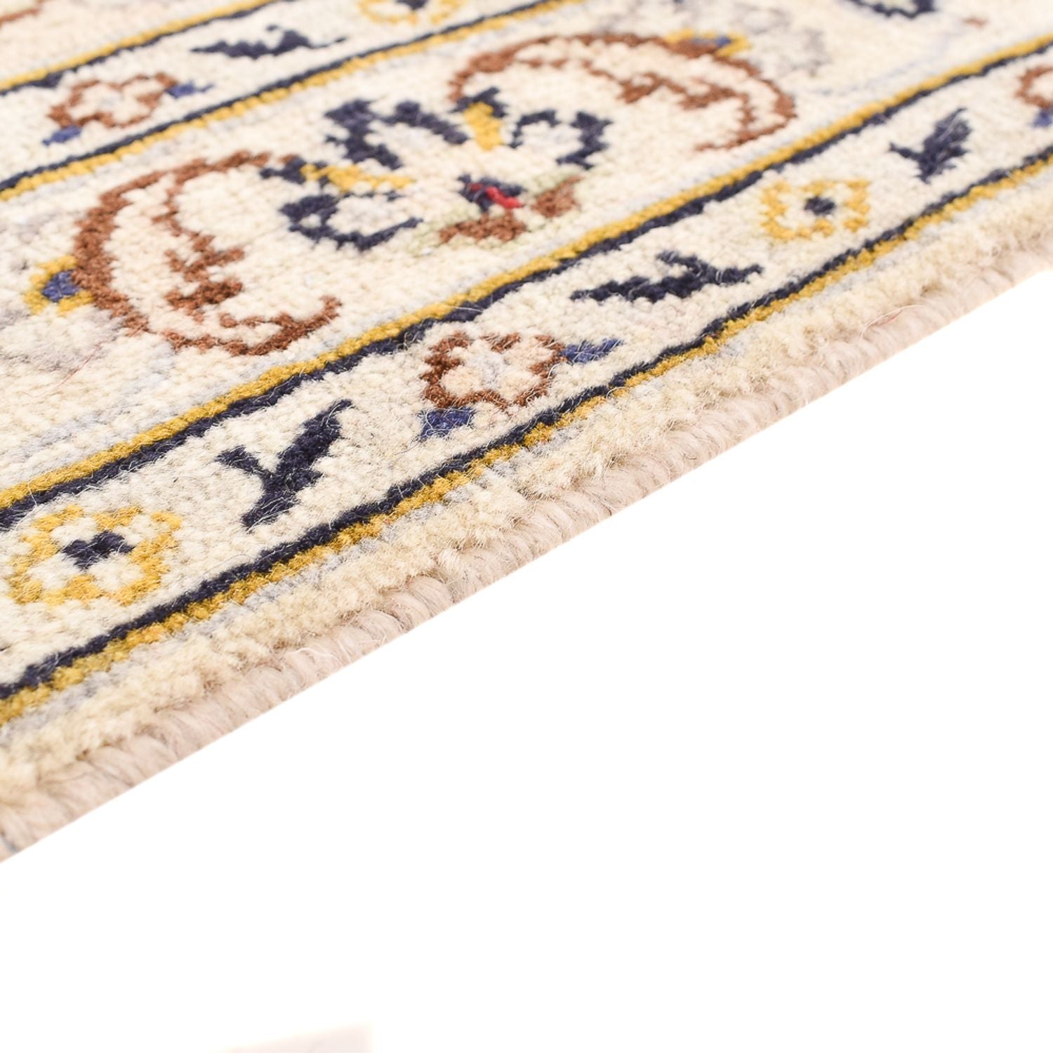 Alfombra persa - Keshan - 355 x 245 cm - beige claro
