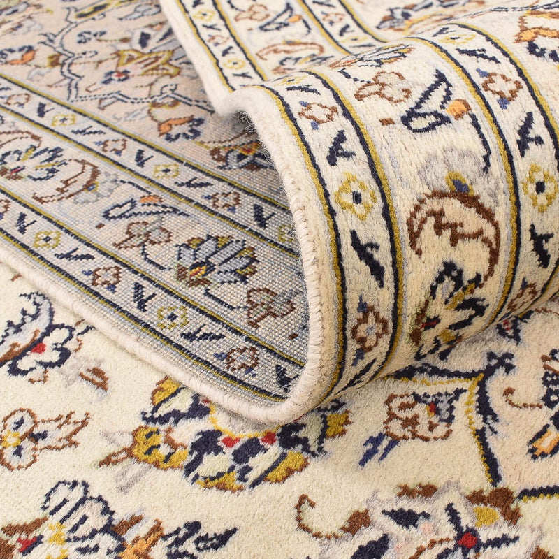 Alfombra persa - Keshan - 355 x 245 cm - beige claro