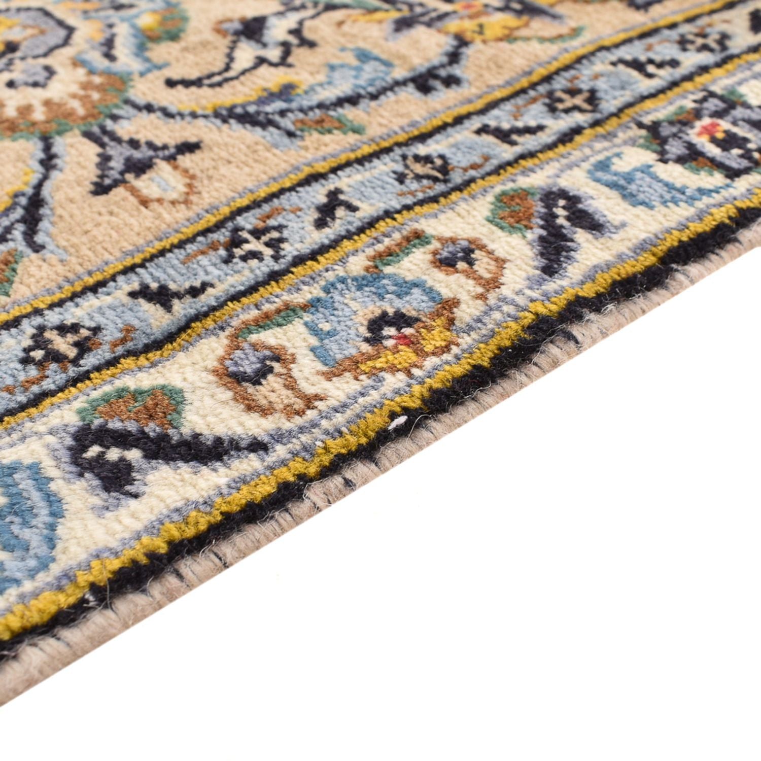 Alfombra persa - Keshan - 343 x 238 cm - beige claro