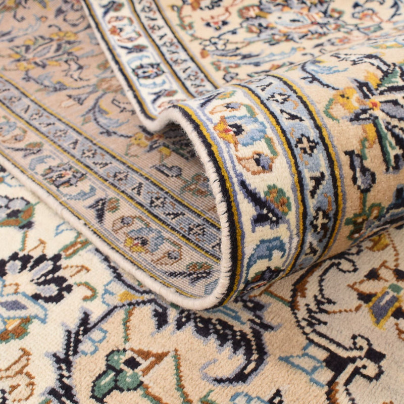 Alfombra persa - Keshan - 343 x 238 cm - beige claro