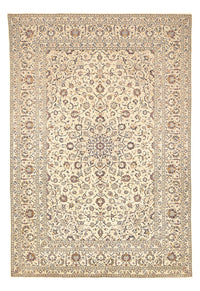 Alfombra persa - Keshan - 359 x 243 cm - beige claro