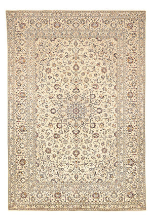 Alfombra persa - Keshan - 359 x 243 cm - beige claro