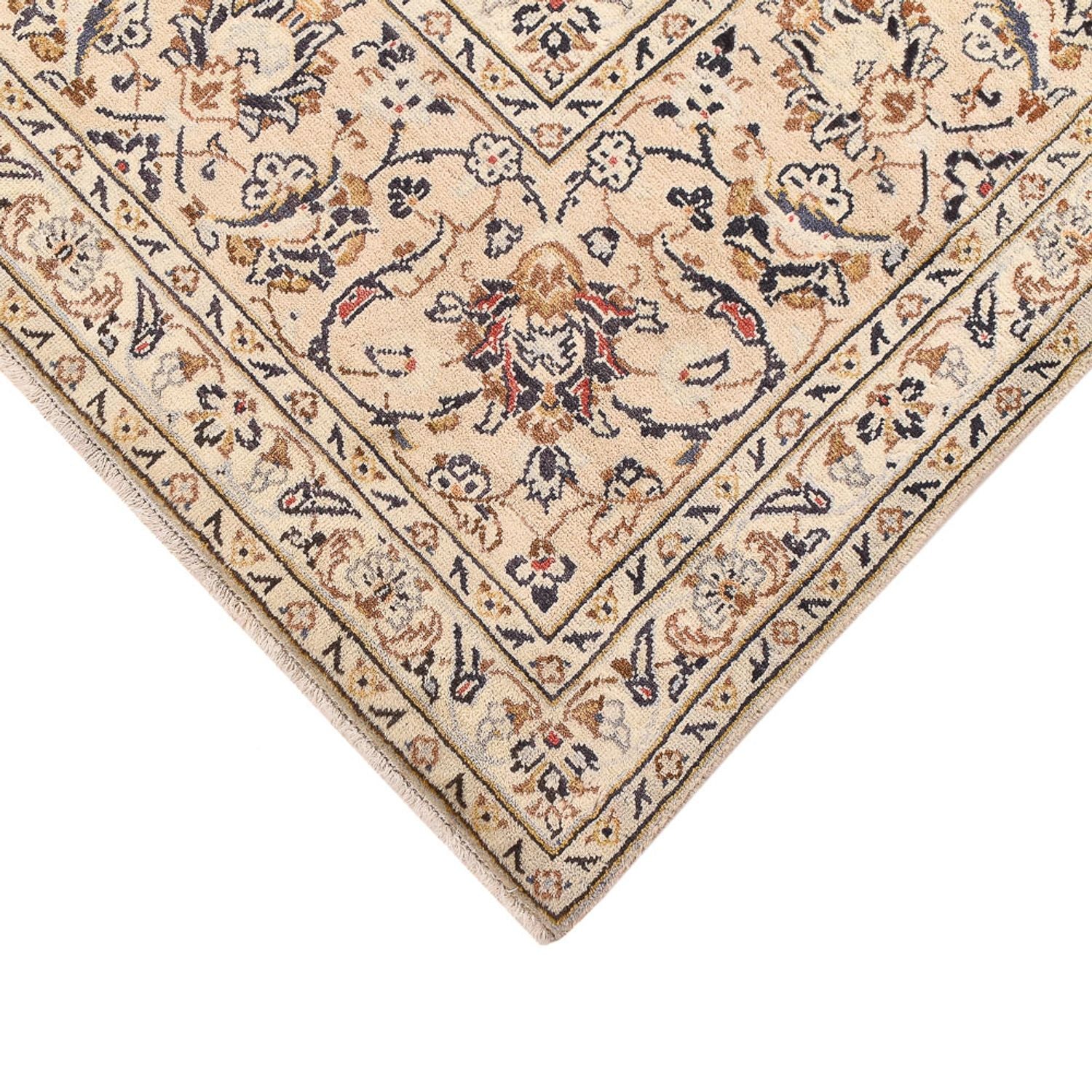 Alfombra persa - Keshan - 359 x 243 cm - beige claro