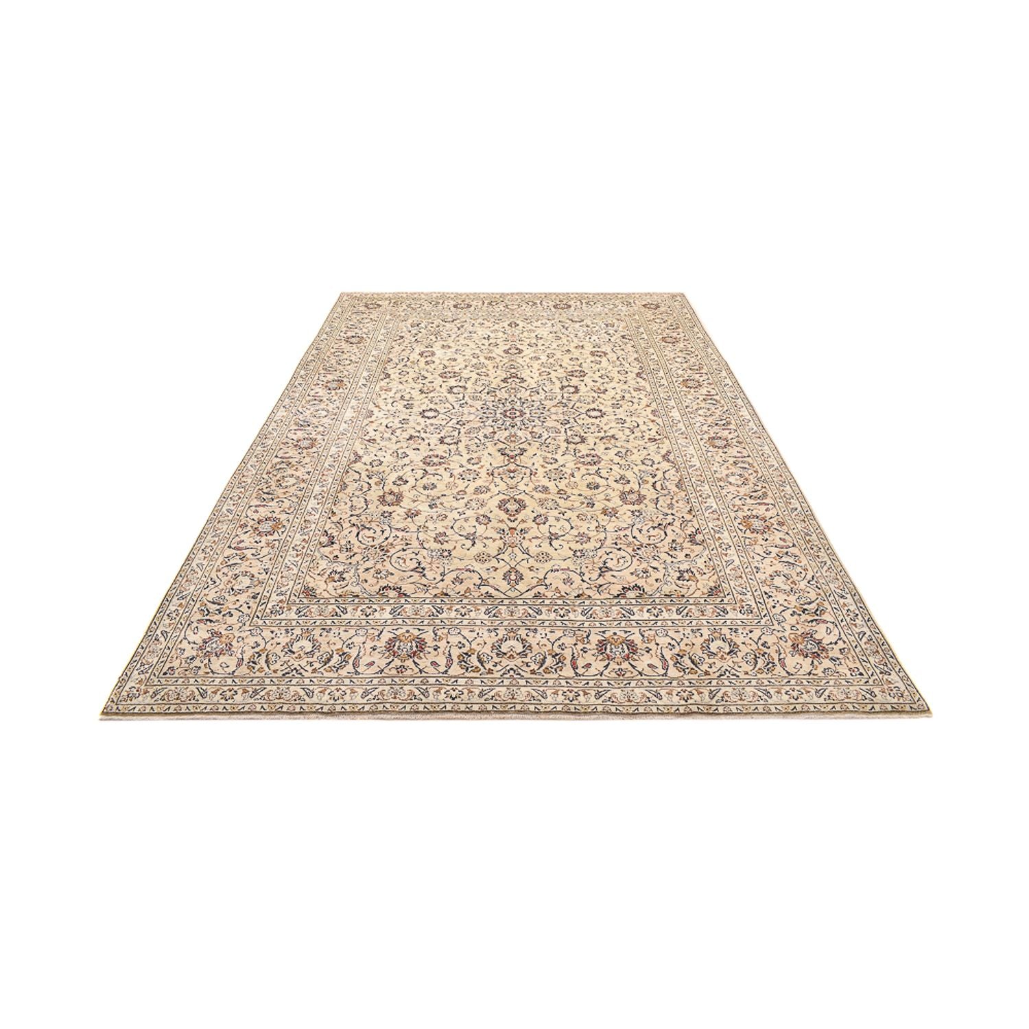 Alfombra persa - Keshan - 359 x 243 cm - beige claro