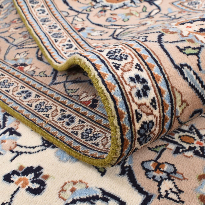 Alfombra persa - Keshan - 303 x 202 cm - beige oscuro