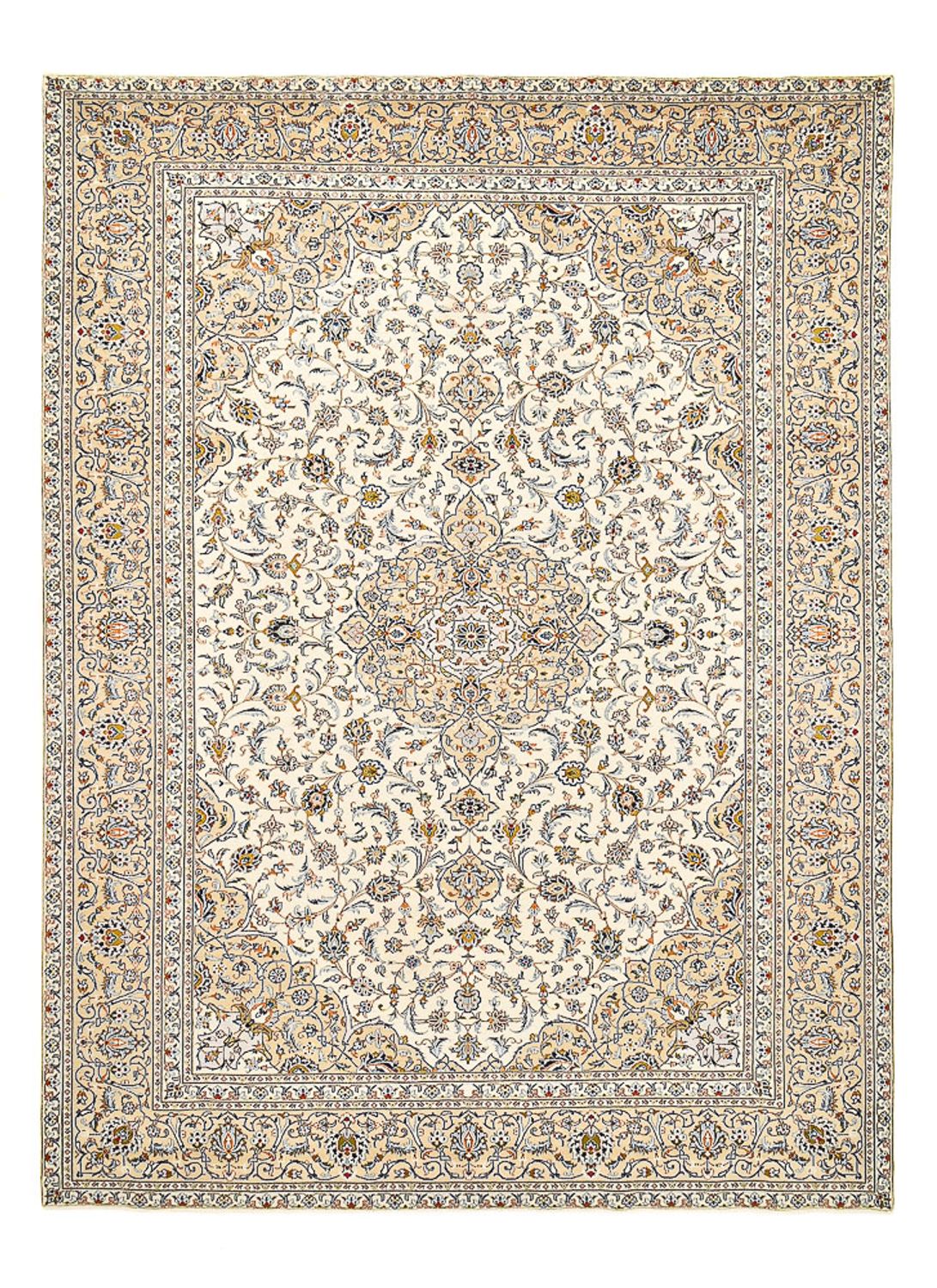 Alfombra persa - Keshan - 405 x 290 cm - arena