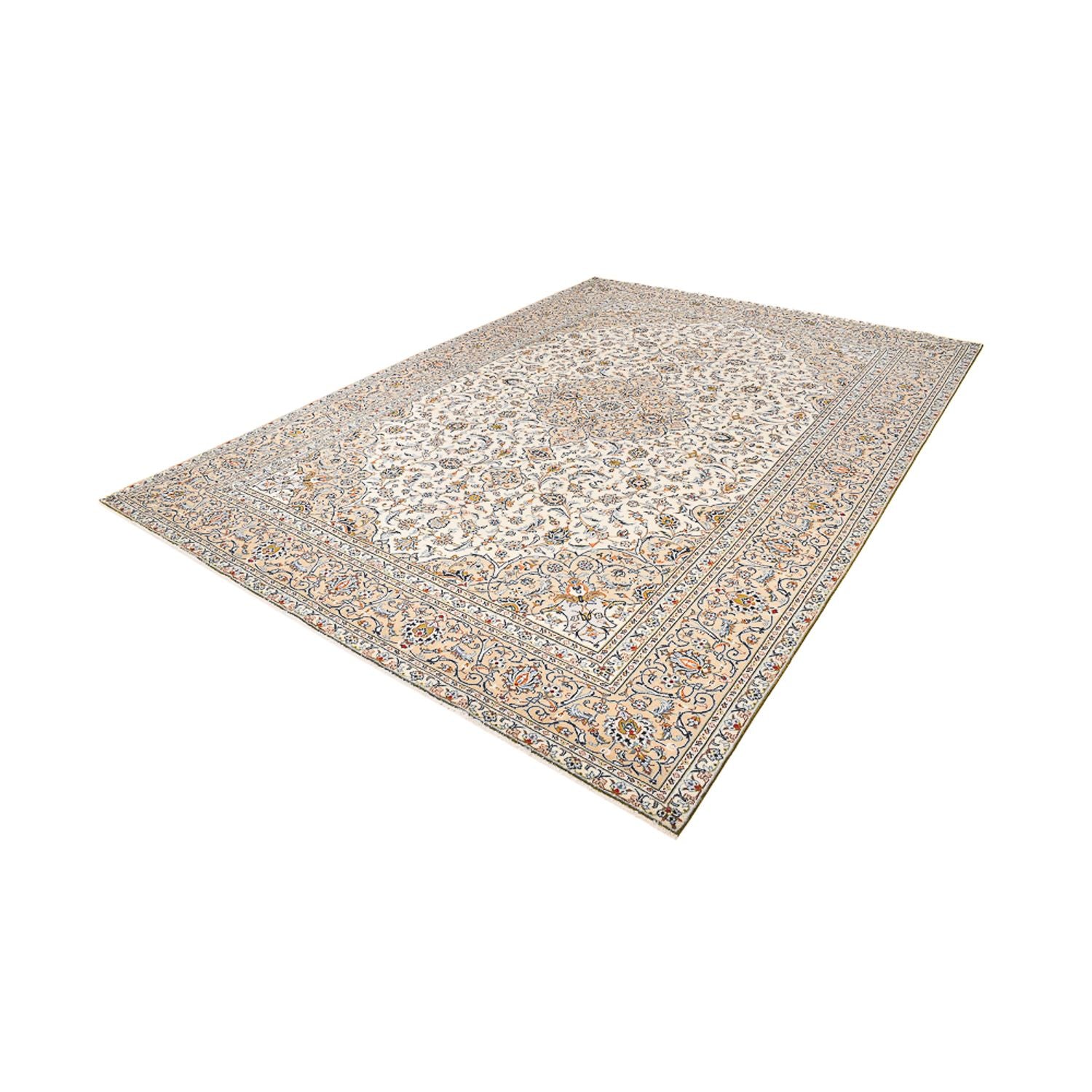 Alfombra persa - Keshan - 405 x 290 cm - arena