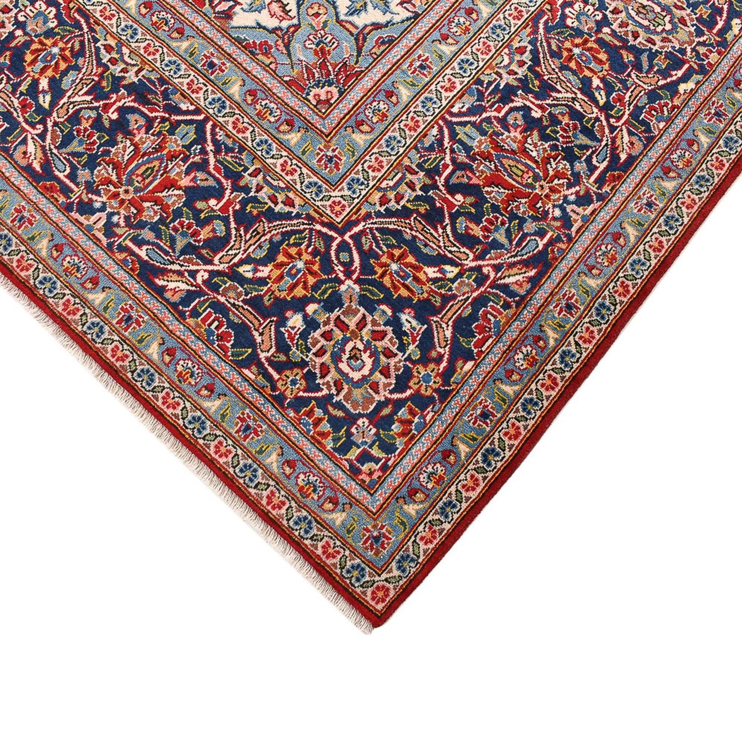 Alfombra persa - Keshan - 390 x 270 cm - rojo