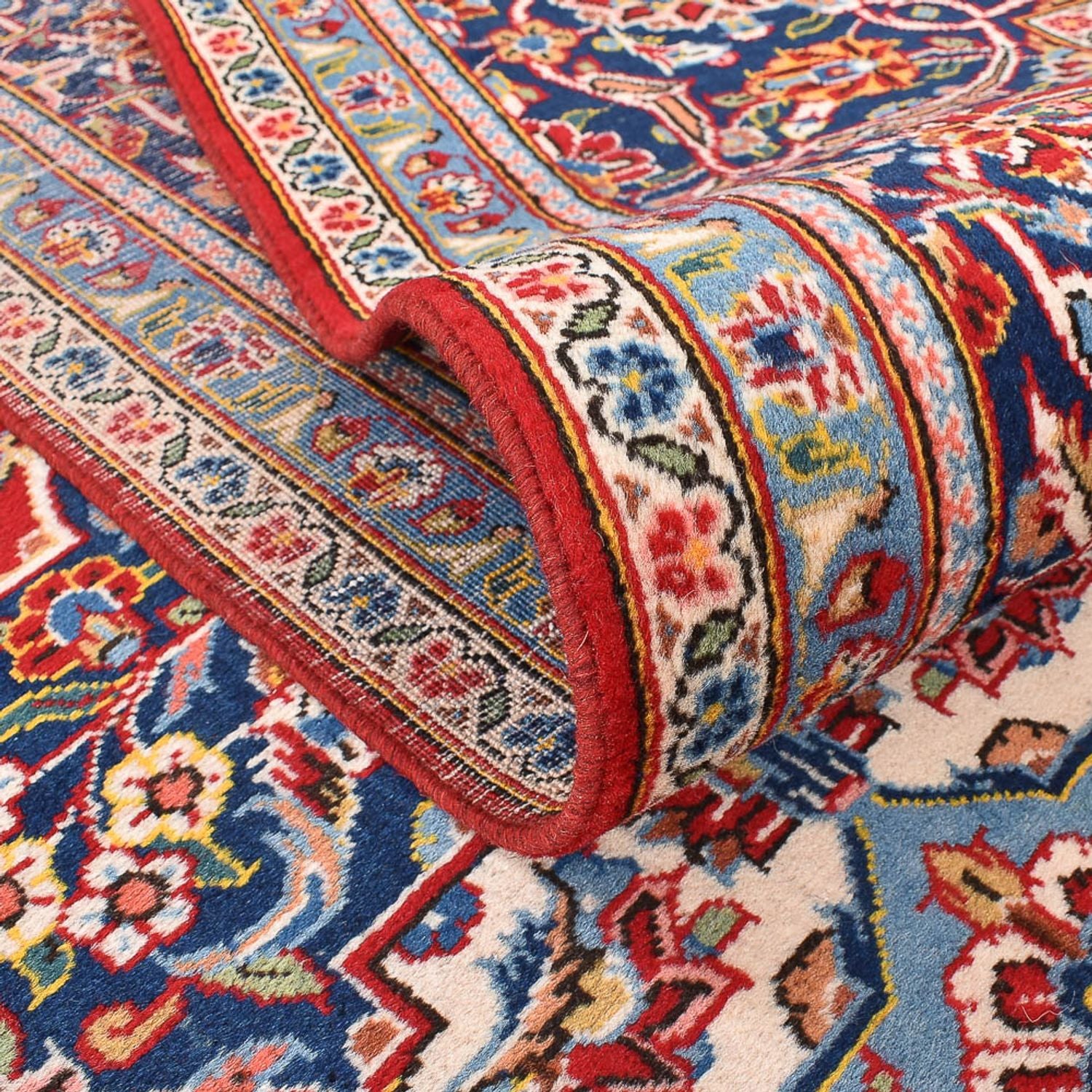 Alfombra persa - Keshan - 390 x 270 cm - rojo