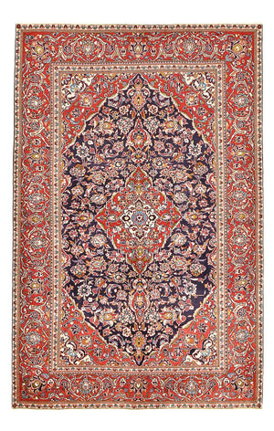 Alfombra persa - Keshan - 302 x 200 cm - rojo