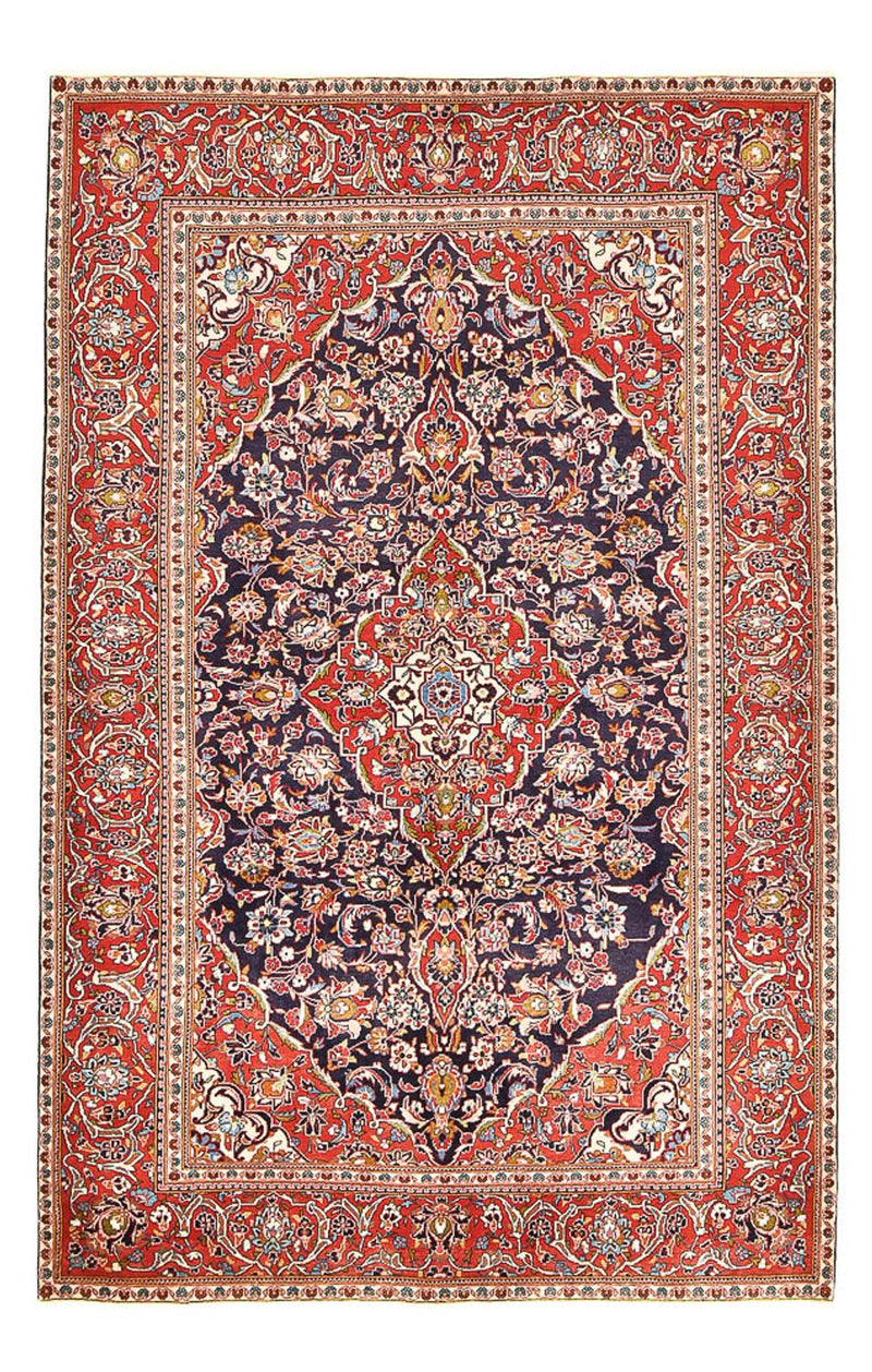 Alfombra persa - Keshan - 302 x 200 cm - rojo