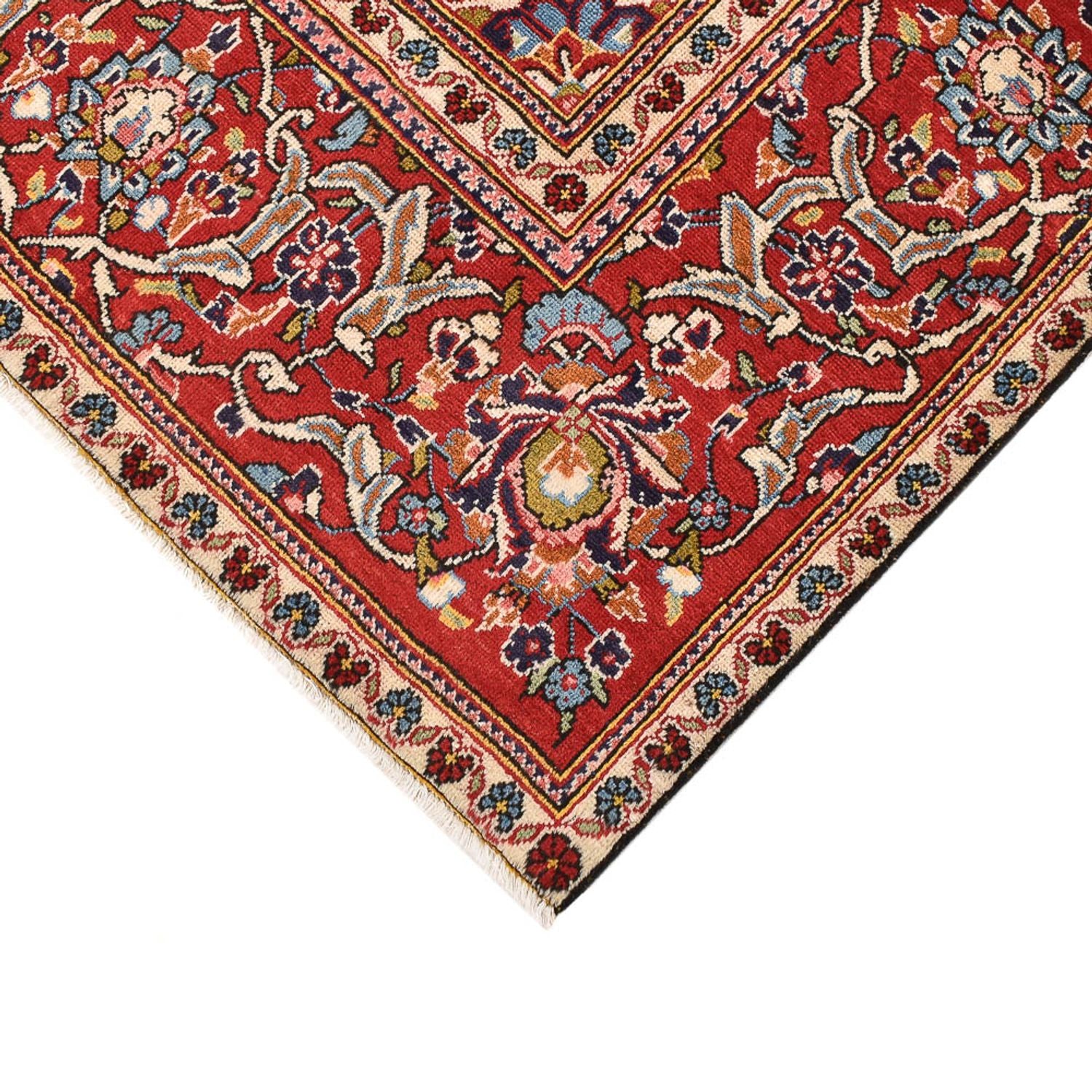 Alfombra persa - Keshan - 302 x 200 cm - rojo