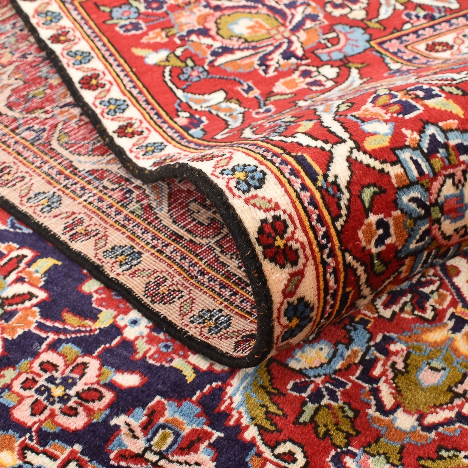 Alfombra persa - Keshan - 302 x 200 cm - rojo