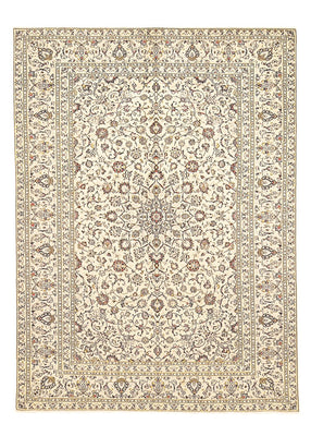Alfombra persa - Keshan - 340 x 238 cm - beige claro