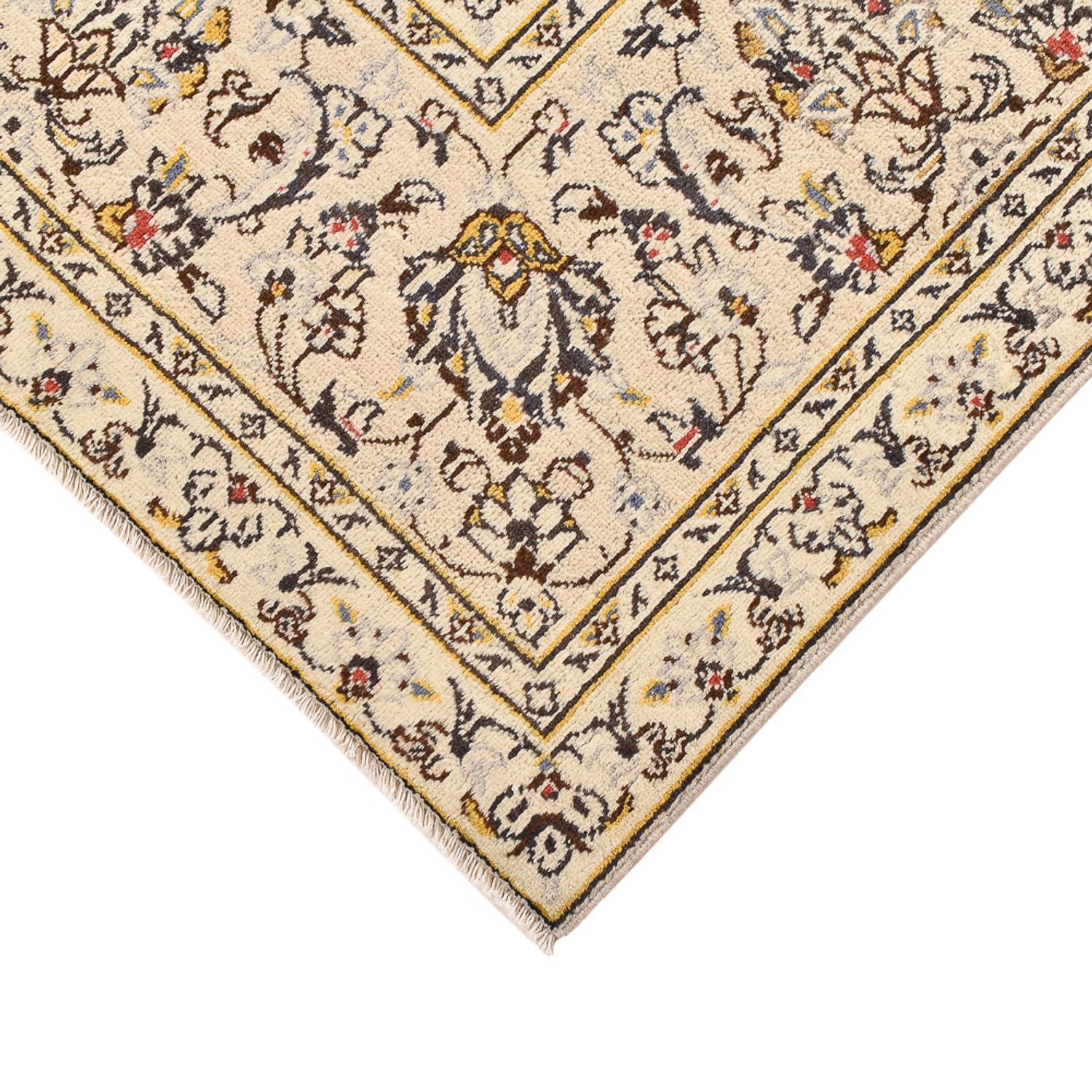 Alfombra persa - Keshan - 340 x 238 cm - beige claro