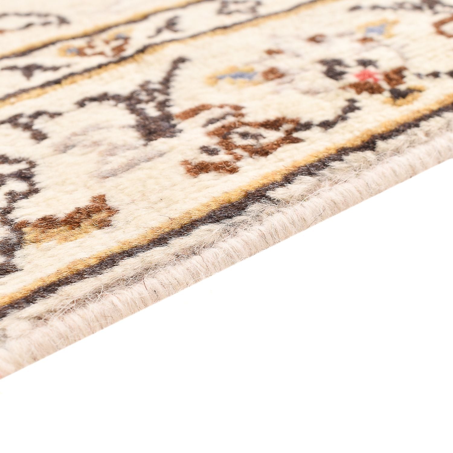 Alfombra persa - Keshan - 340 x 238 cm - beige claro