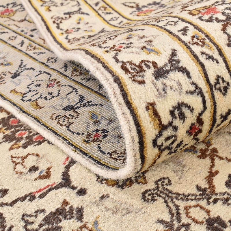 Alfombra persa - Keshan - 340 x 238 cm - beige claro