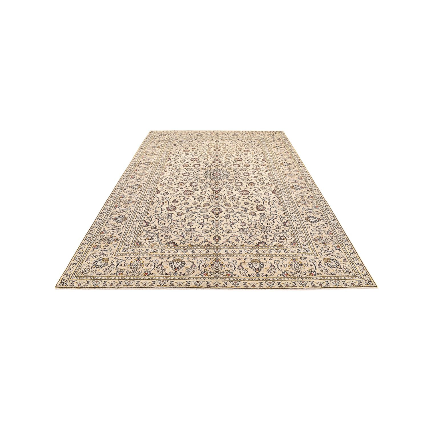 Alfombra persa - Keshan - 340 x 238 cm - beige claro