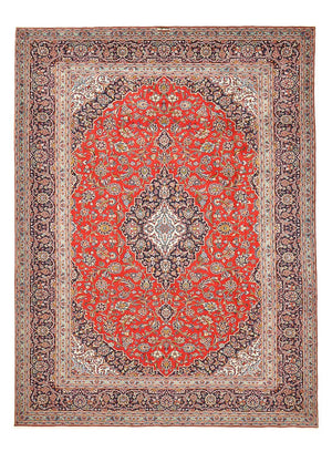 Alfombra persa - Keshan - 403 x 294 cm - rojo