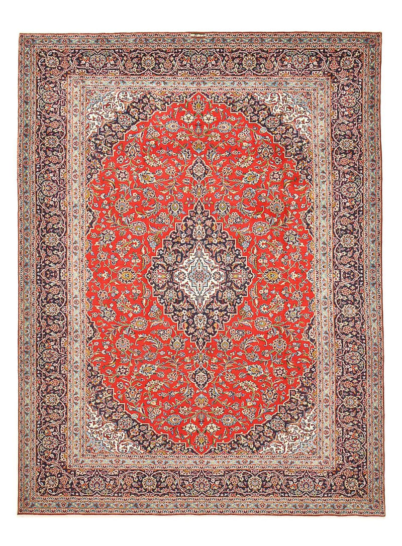 Alfombra persa - Keshan - 403 x 294 cm - rojo