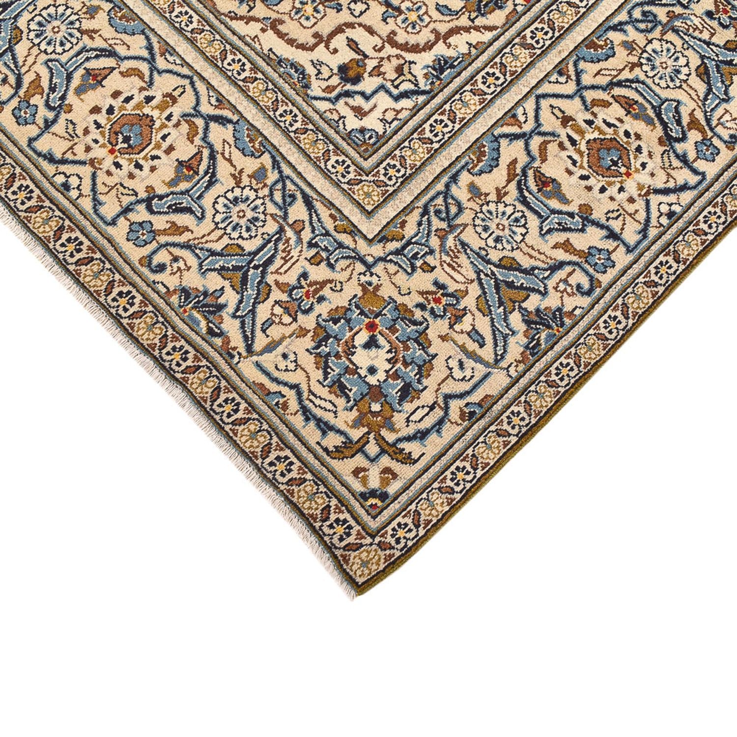 Alfombra persa - Keshan - 294 x 196 cm - arena