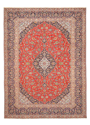 Alfombra persa - Keshan - 394 x 287 cm - rojo